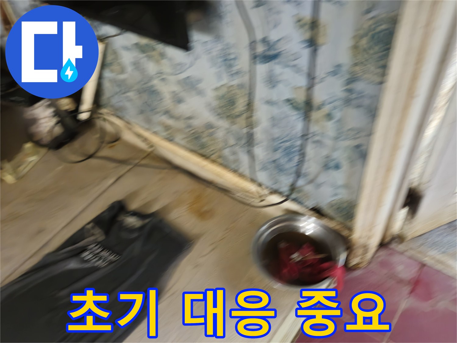 청파동2가 누수 - 누수 초기 대응의 중요성 강조