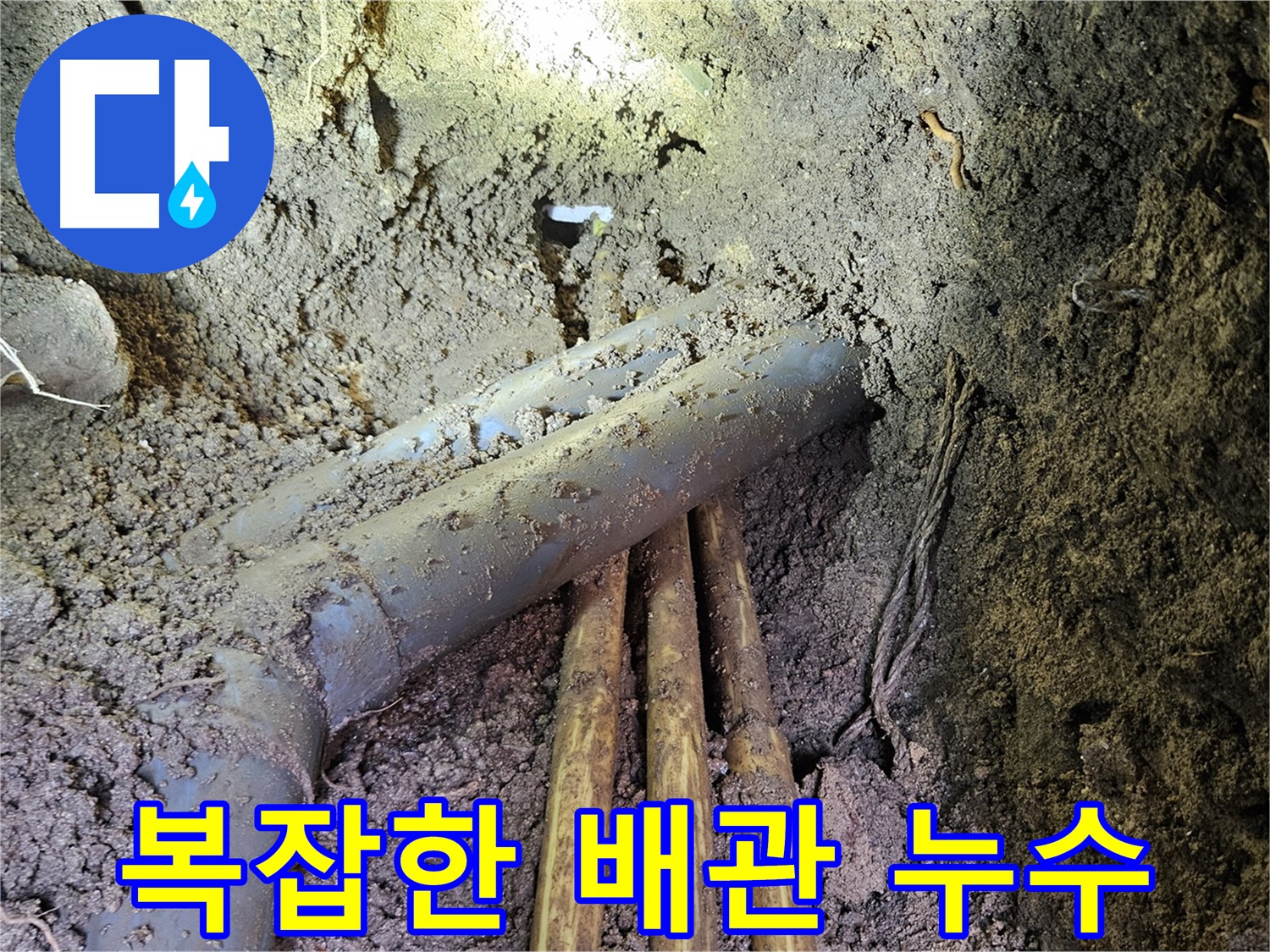 회정동 누수 - 복잡한 배관 속 숨은 누수, 완벽하게 해결