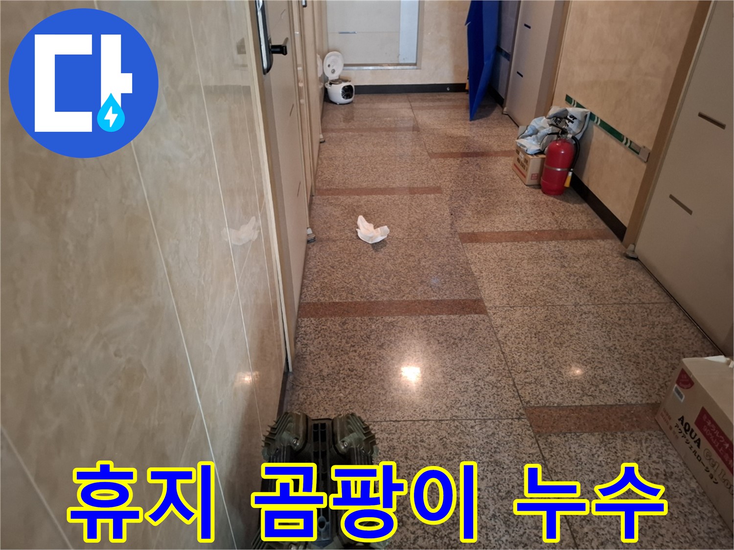 휴지에서 곰팡이 냄새 - 누수 때문일까요?