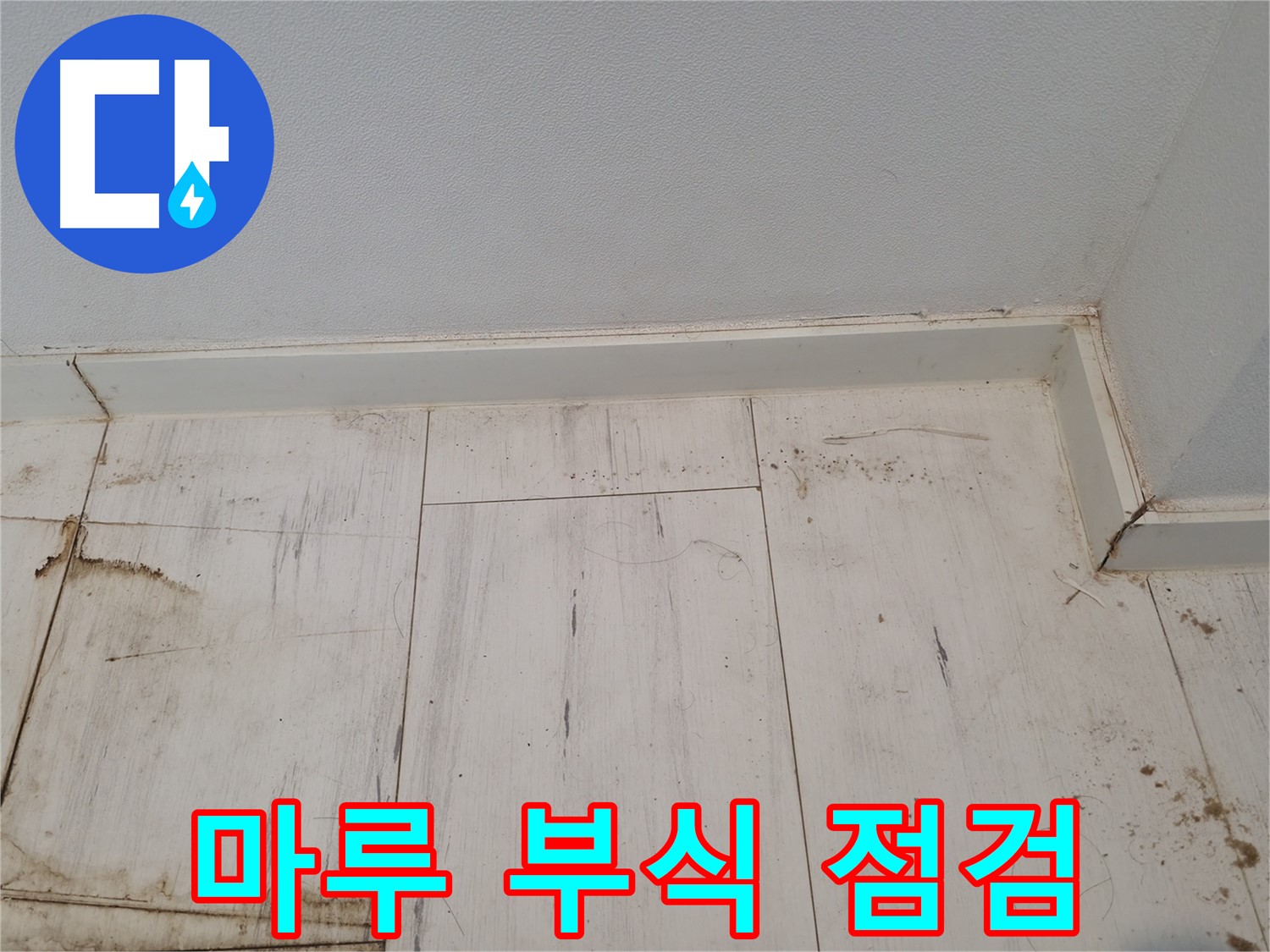신림 누수 - 마루 부식 상태 긴급 점검 - 누수 피해 확인