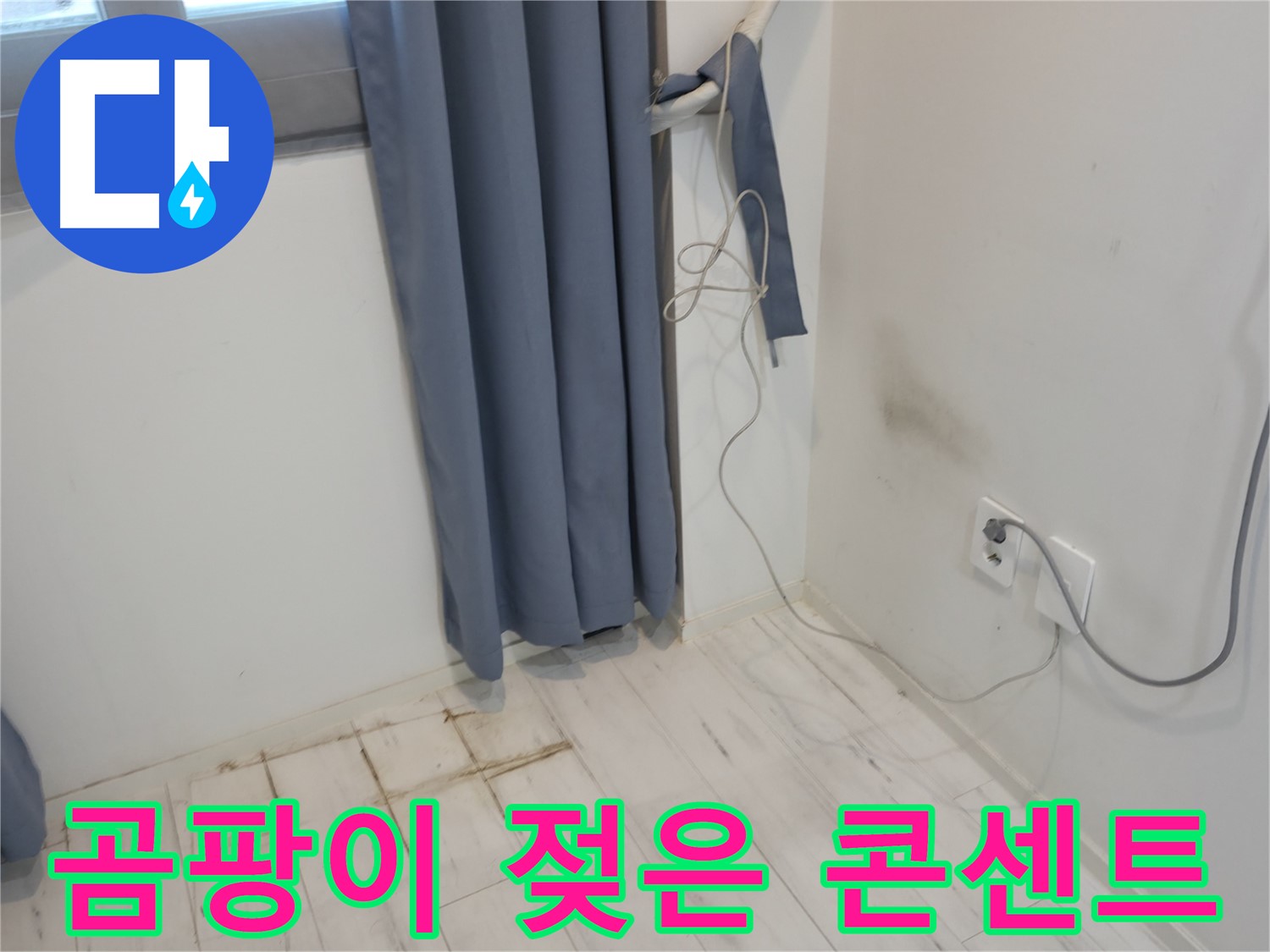 신림동 누수 - 곰팡이와 젖은 콘센트 발견 - 긴급 누수 진단
