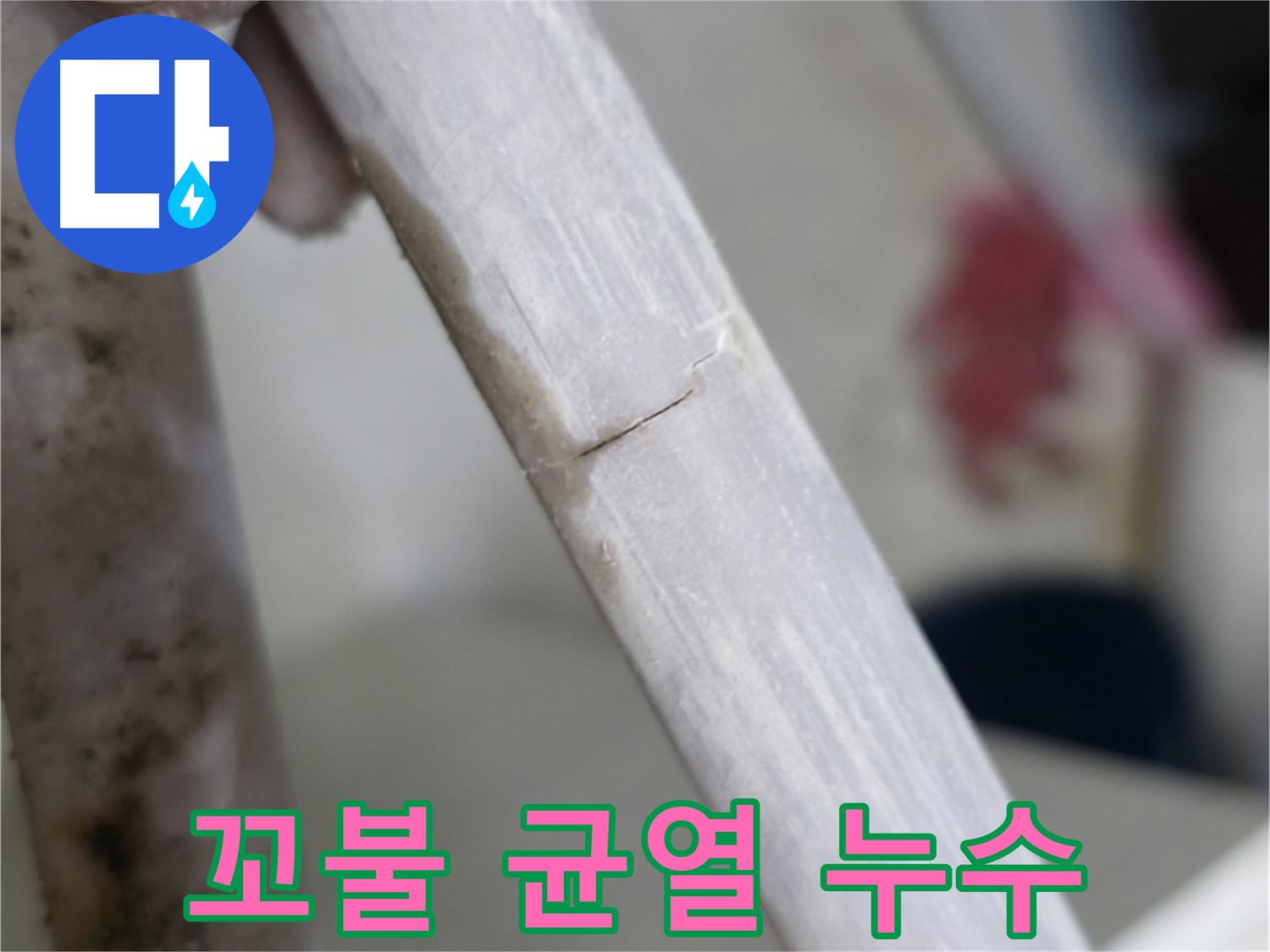 포천 빌라 - 꼬불꼬불 이어진 균열 누수 해결 - 전체 점검 및 맞춤 보수