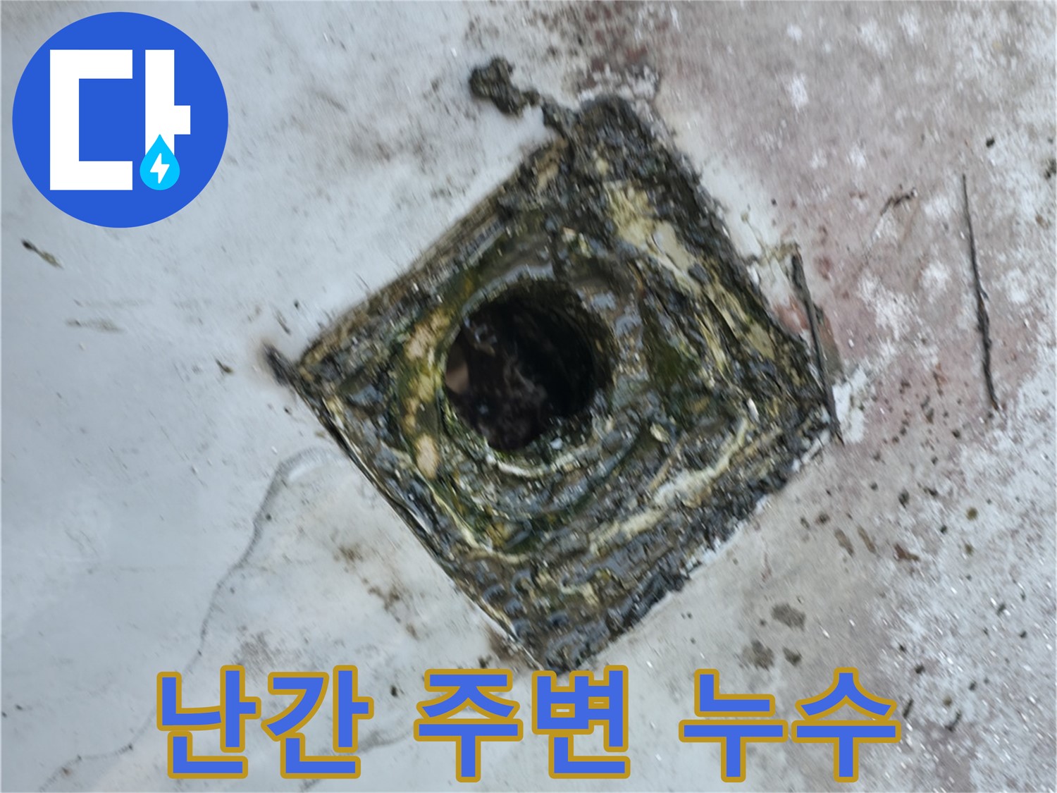 독산동 옥상 난간 주변 누수 발생 - 신속한 해결 약속