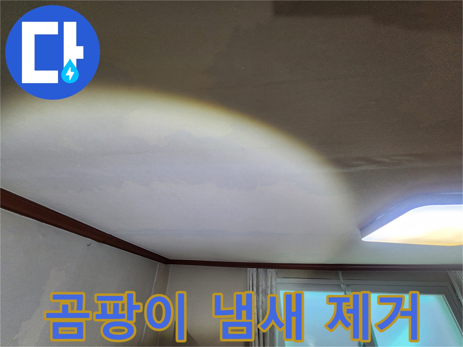수원 장안구 누수 - 빌라 천장 누수, 곰팡이 냄새까지 싹!