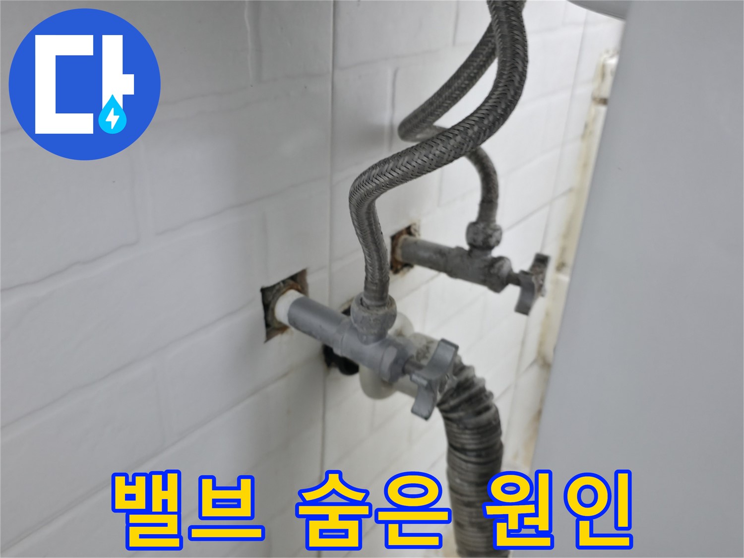 세탁기 밸브 뒤에 숨겨진 누수 원인 - 정확한 진단