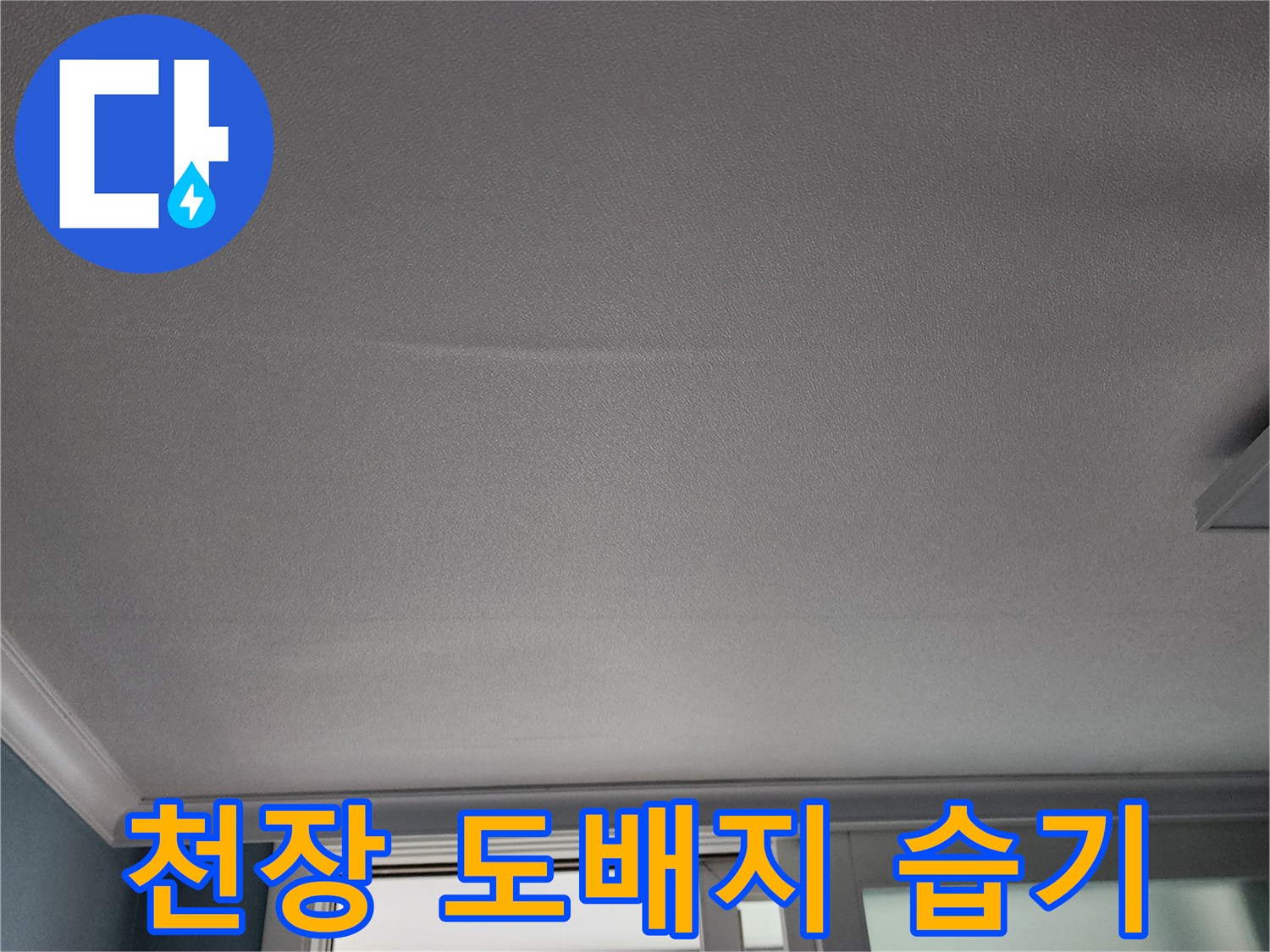 물샘-증상으로-인해-축축하게-젖어있는-천장-마감재