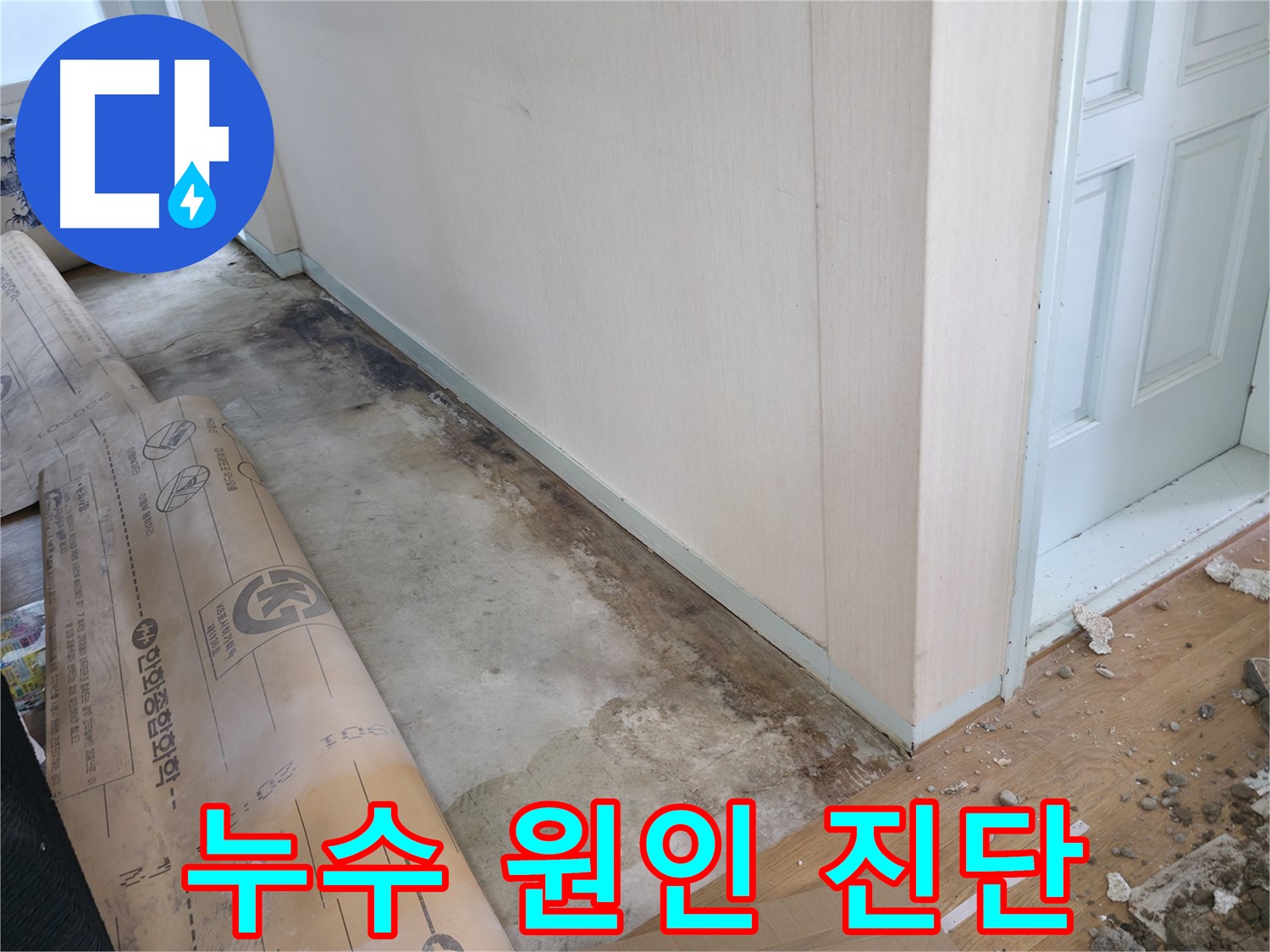 서초구 서초2동 누수 현장 - 누수 원인을 꼼꼼하게 진단하고 있습니다.