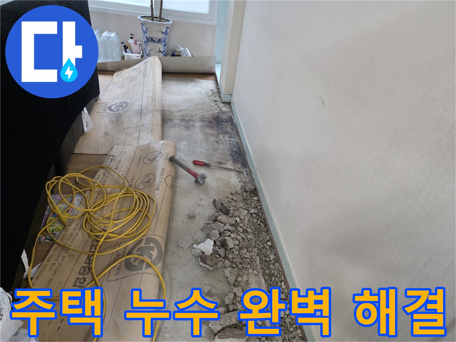 서초구 양재동 주택 누수 - 정확한 원인 진단과 꼼꼼한 시공으로 완벽하게 해결
