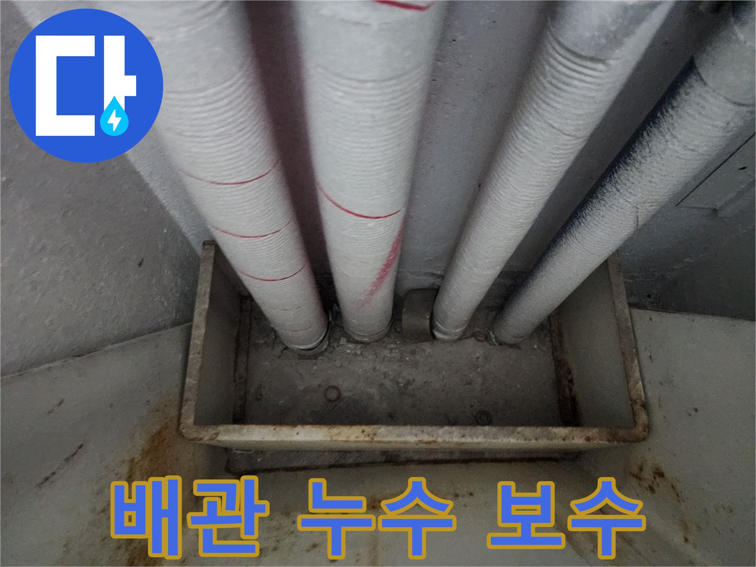 수원 아파트 누수 - 장안구 파장동 배관 연결 부위 누수, 꼼꼼한 보수 작업