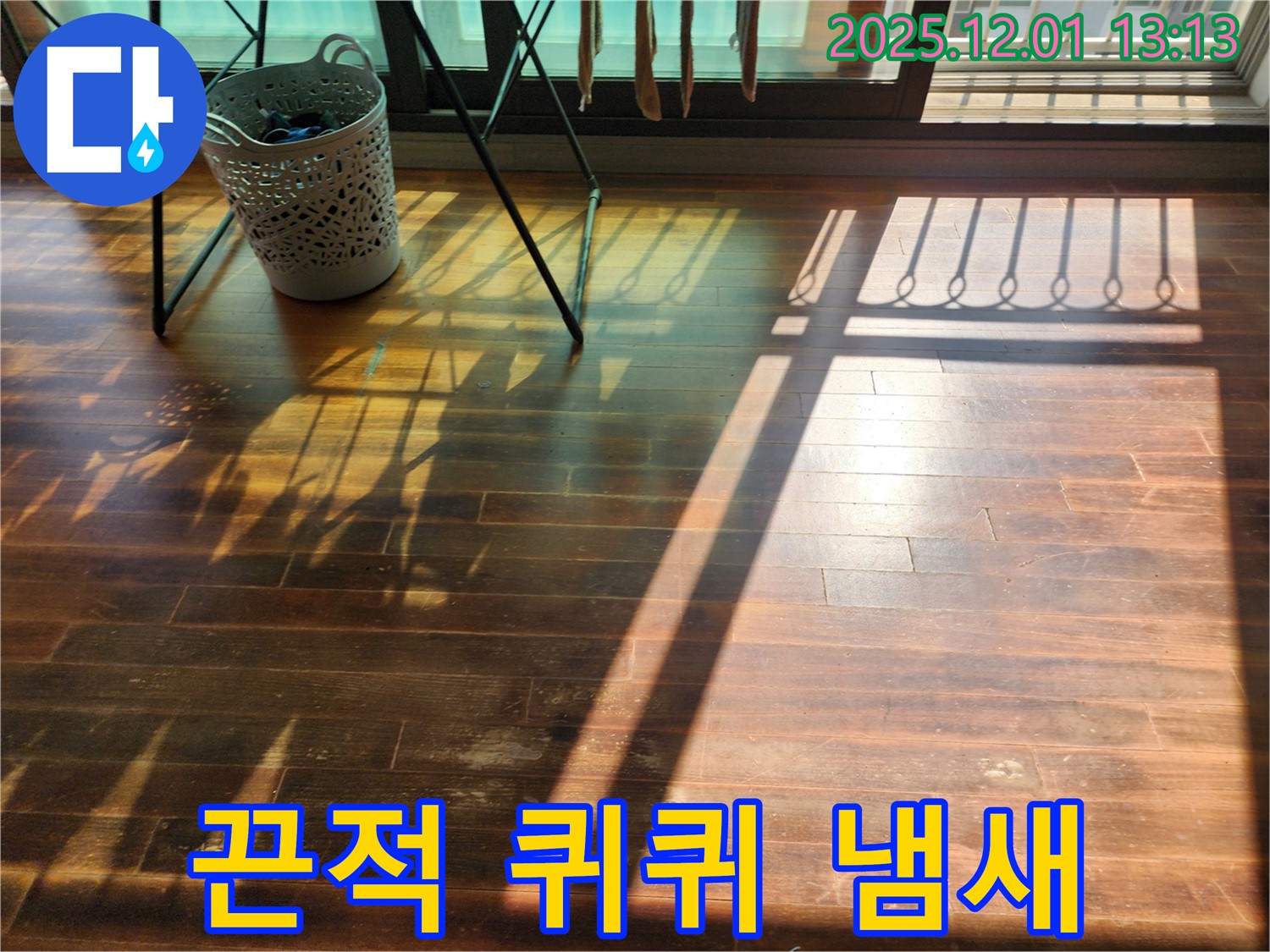 포천시 이동면 도평2리 누수 - 햇빛 아래 마루가 끈적거리고 퀴퀴한 냄새가 난다면 누수와 곰팡이를 의심하세요!