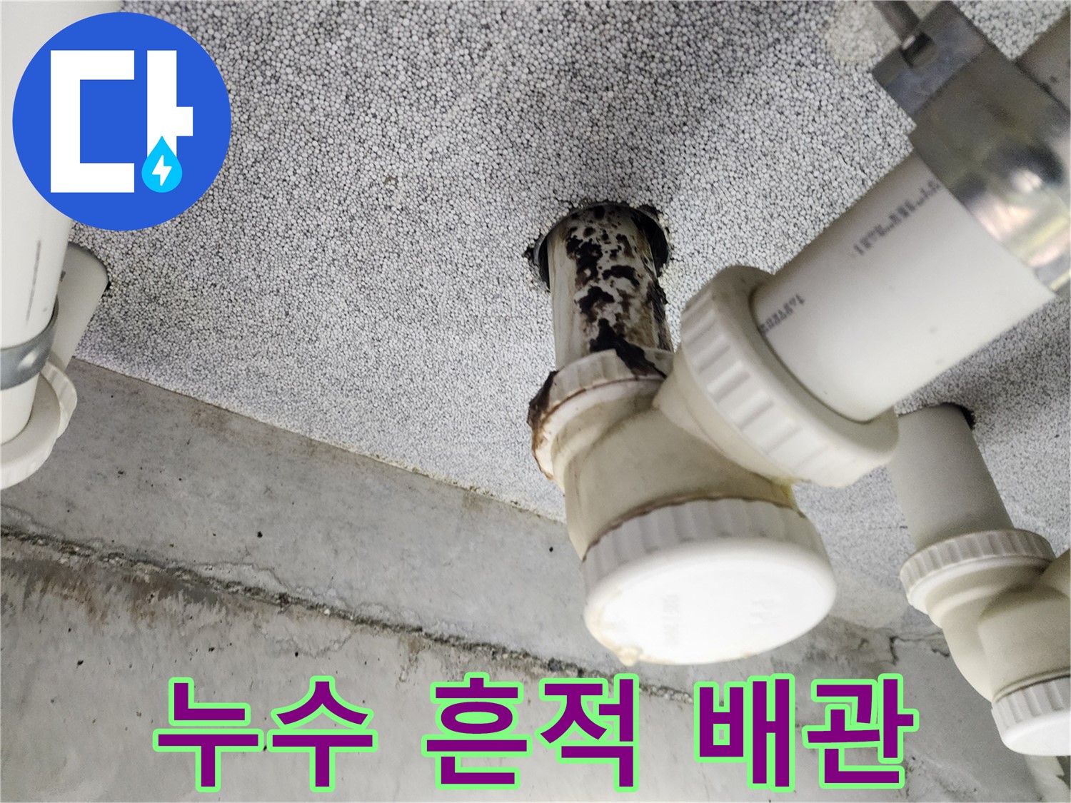 배관 주변 누수 흔적 - 누수 초기 발견의 중요성과 전문가의 진단