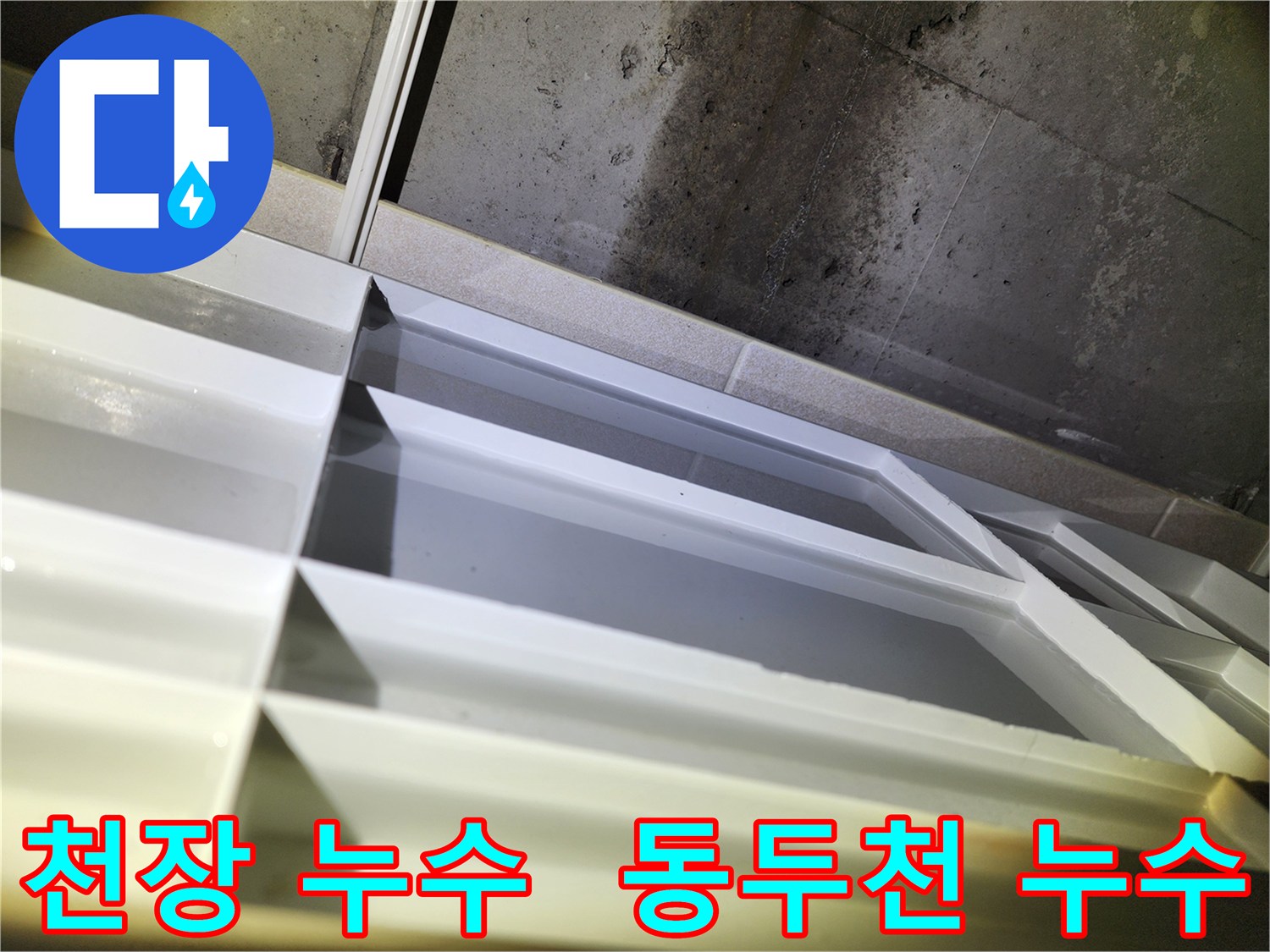 동두천시 지행동 동양엔파트 아파트 천장 누수 발생 - 누수탐지 전문 업체에서 정확한 원인 파악 및 해결