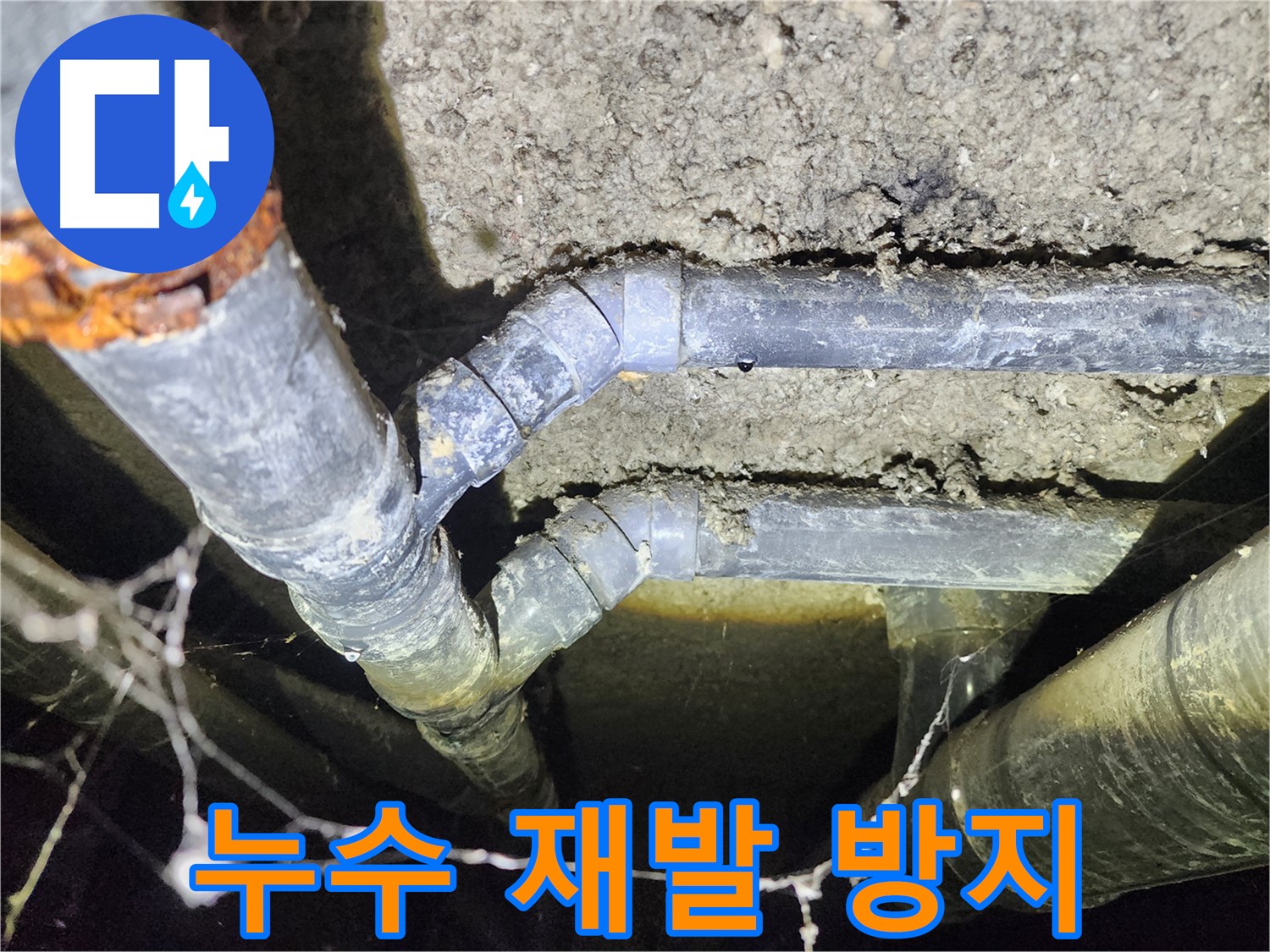 보문동 아남아파트 누수 - 지하실 천장 누수 재발 방지를 위한 꼼꼼한 시공