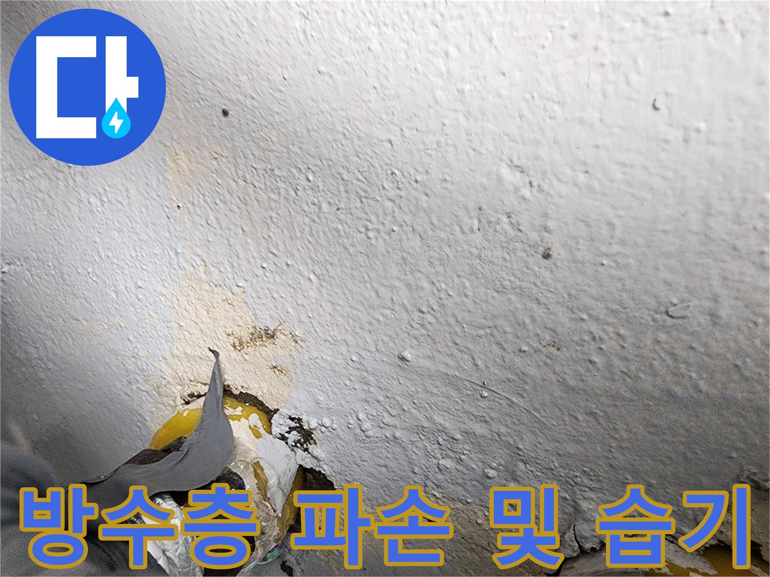 배수구-주변-마감재-틈새로-스며든-물흔적