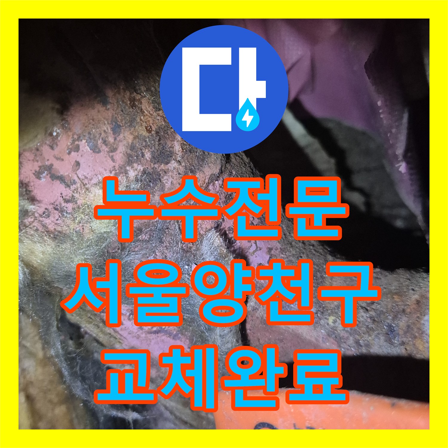누수전문 동배관 점부식으로 인한 메인 배관 교체 작업 서울 양천구 목동