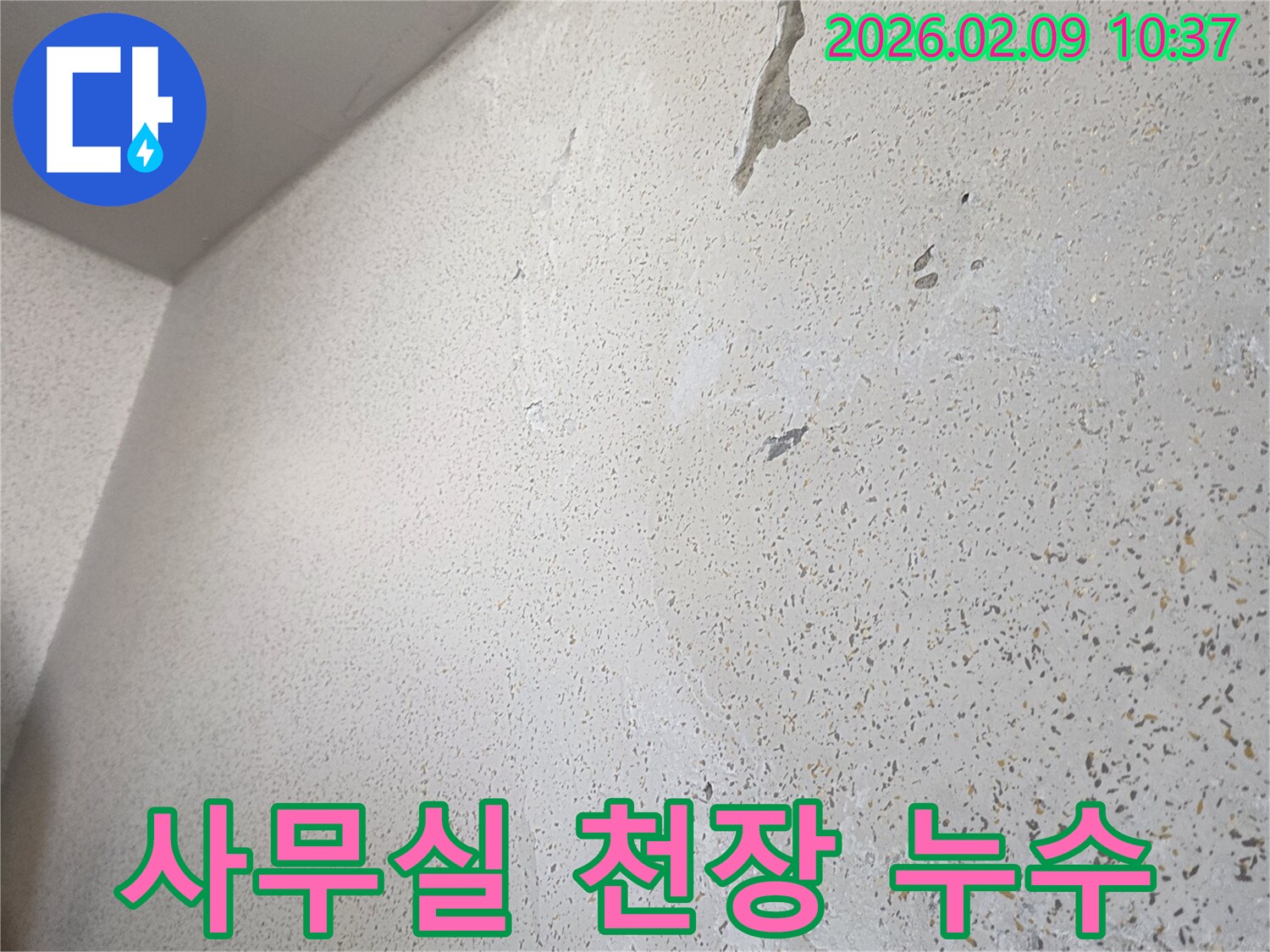 사무실-천장에서-발생한-누수-현장을-점검하여-업무에-지장이-없도록-신속하게-조치합니다