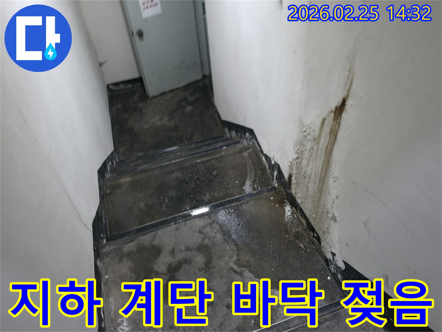강동구-지역-지하-계단에서-지속적으로-물이-새어-나와-발생한-습기와-곰팡이-우려-현장