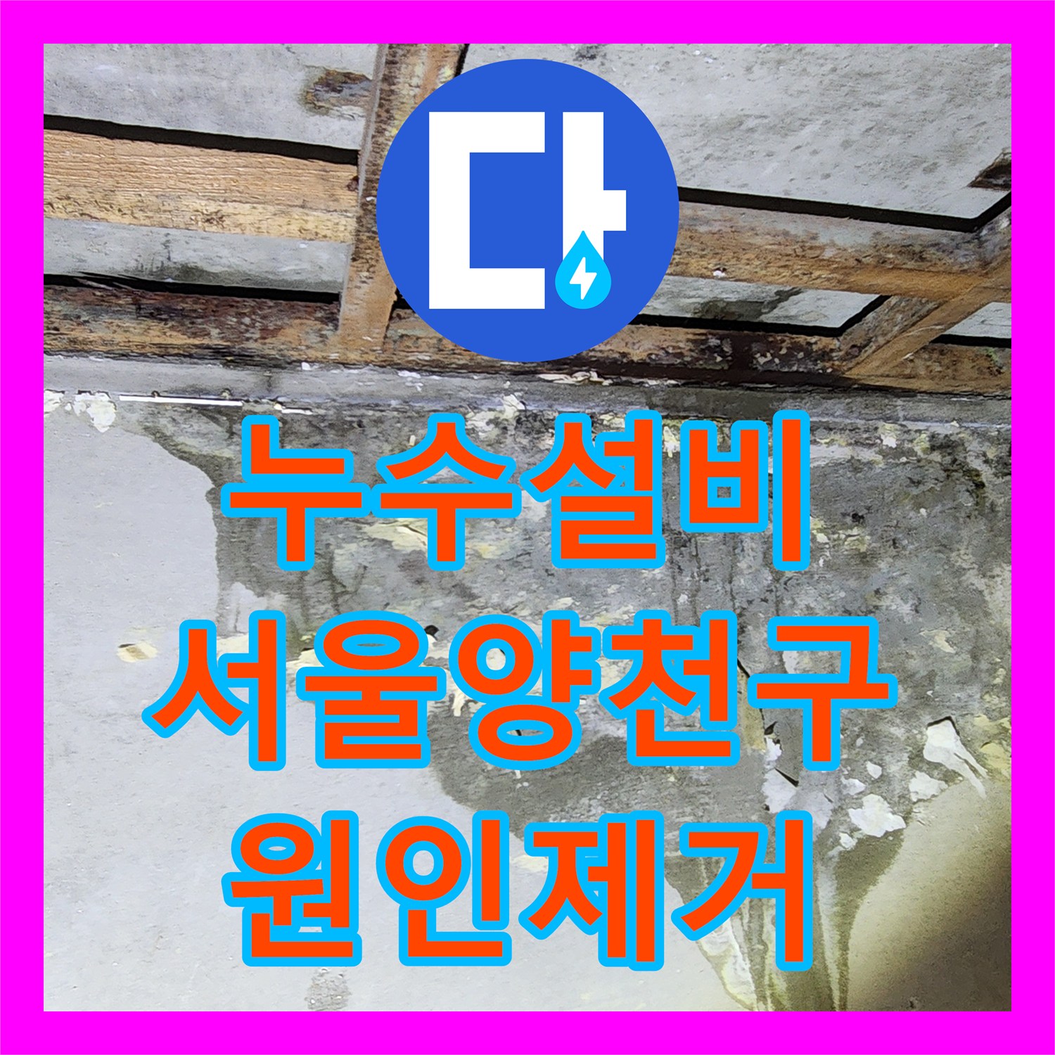 누수설비 서울 양천구 목동 온수 배관 결함으로 인한 아랫집 천장 누수 해결 사례