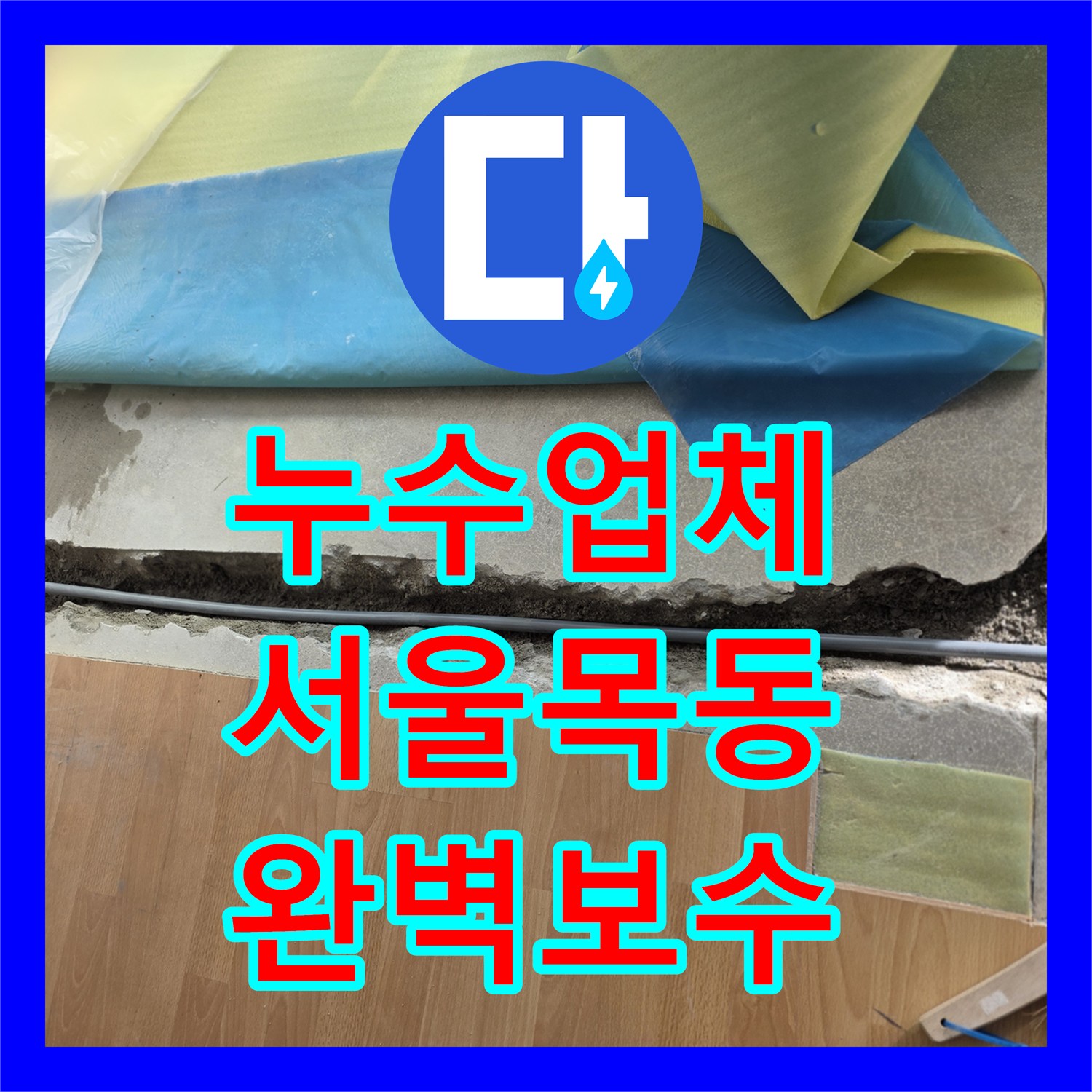 누수업체 아랫집 천장 누수 지점 정밀 추적 및 배관 교체 시공 서울 양천구 목동