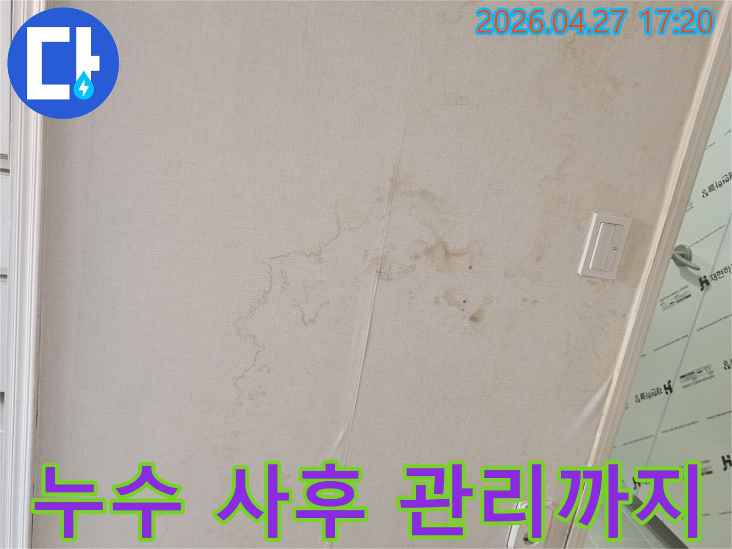 벽면 누수-현장을-점검하고-탐지부터-사후 관리까지-책임지는-전문가의-모습