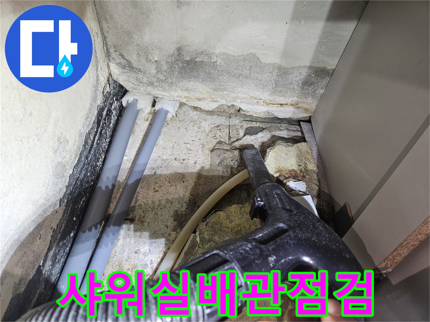 성동구 샤워실-배관 주변의 습기와 물고임 상태 확인
