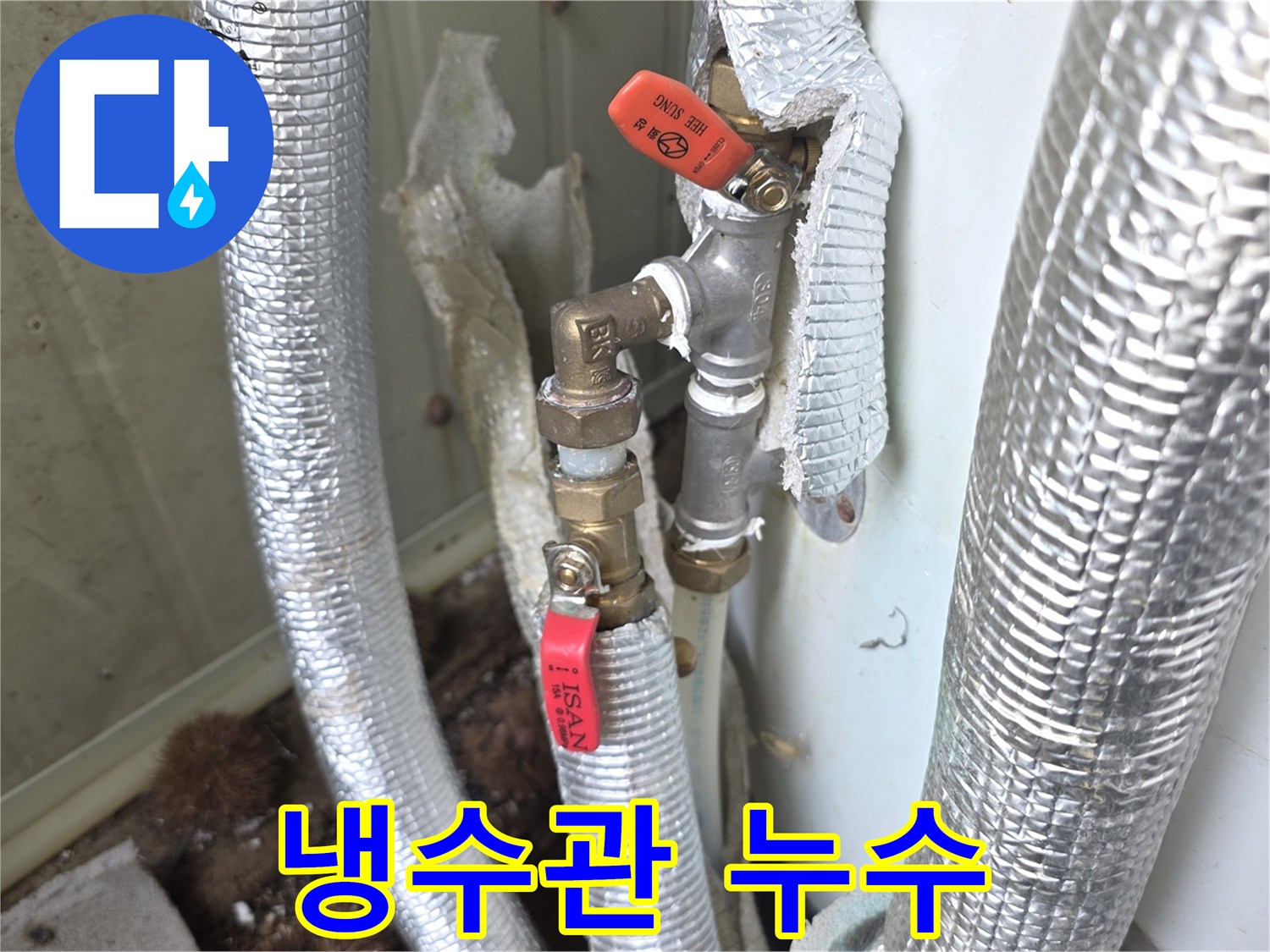 이천-모가면-주택의-냉수관에서-발생한-누수-지점을-정확하게-탐지하고-신속하게-보수하는-현장-사진입니다.