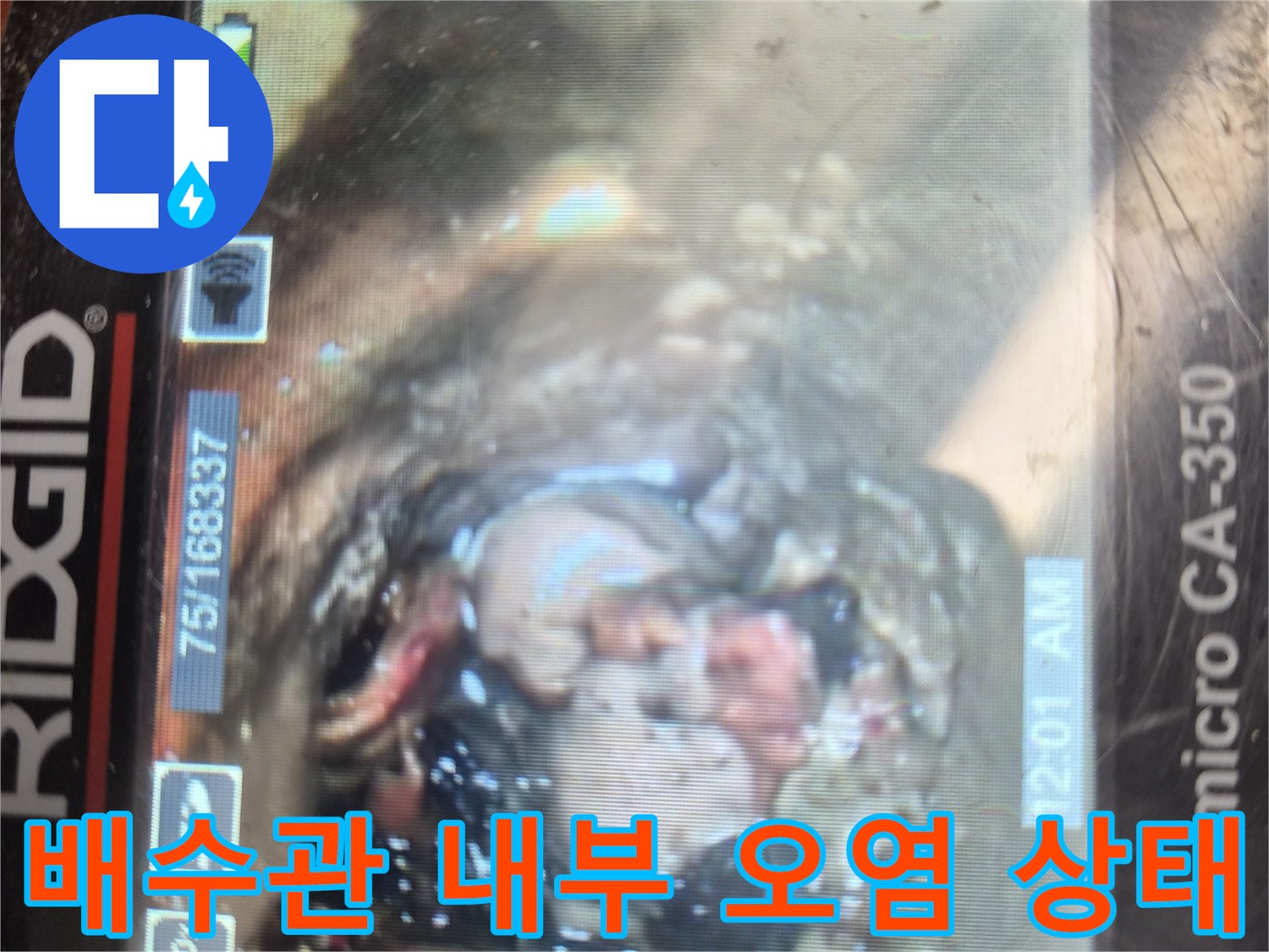 기름-찌꺼기로-가득-차서-막혀있는-싱크대-배관-내부