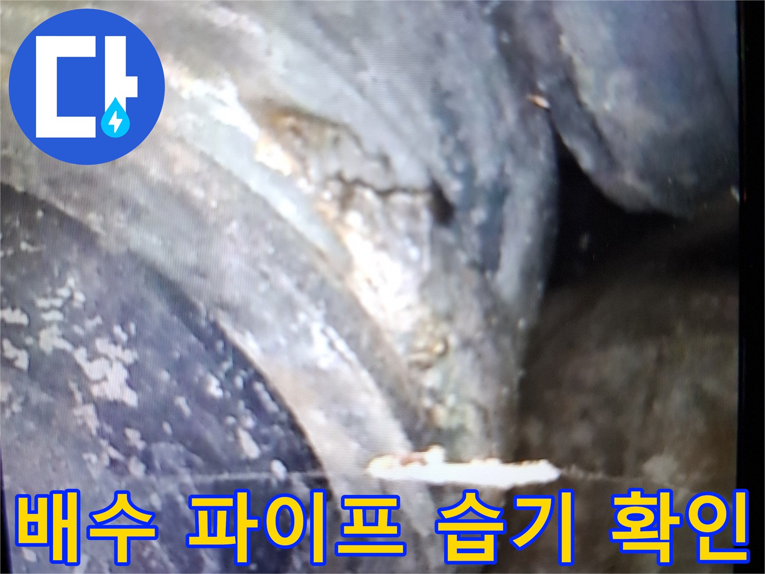 내시경-영상으로-본-배수관-연결부의-물샘-증상