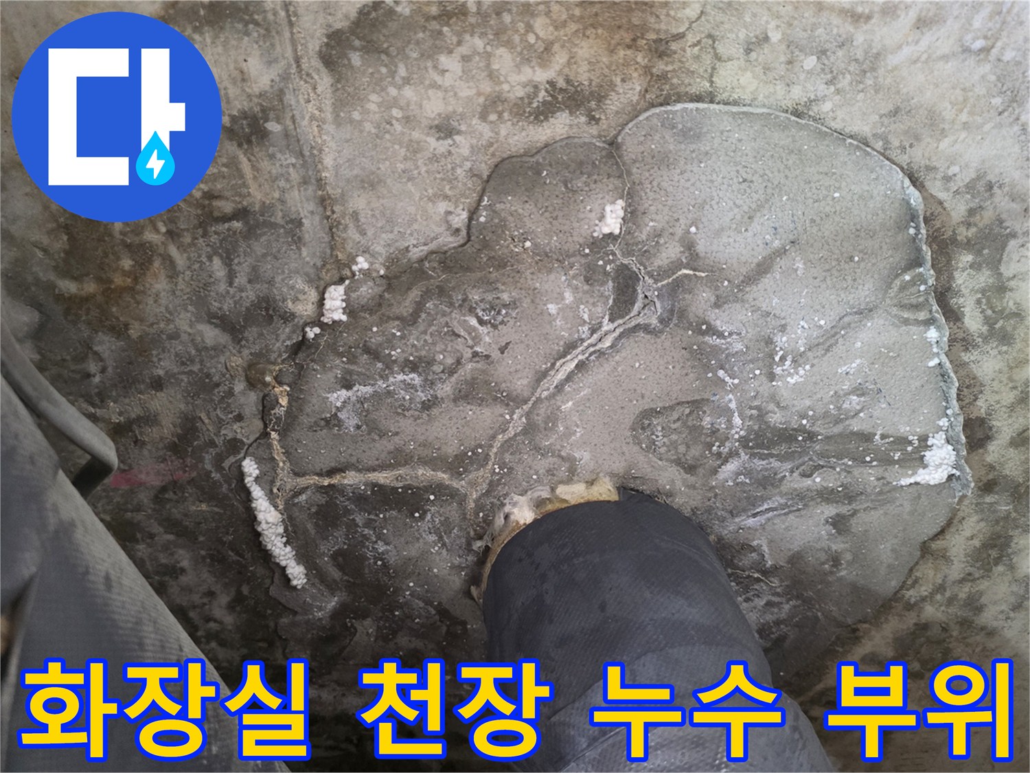 군포-당동-아파트-화장실-천장-슬라브-젖음-현상