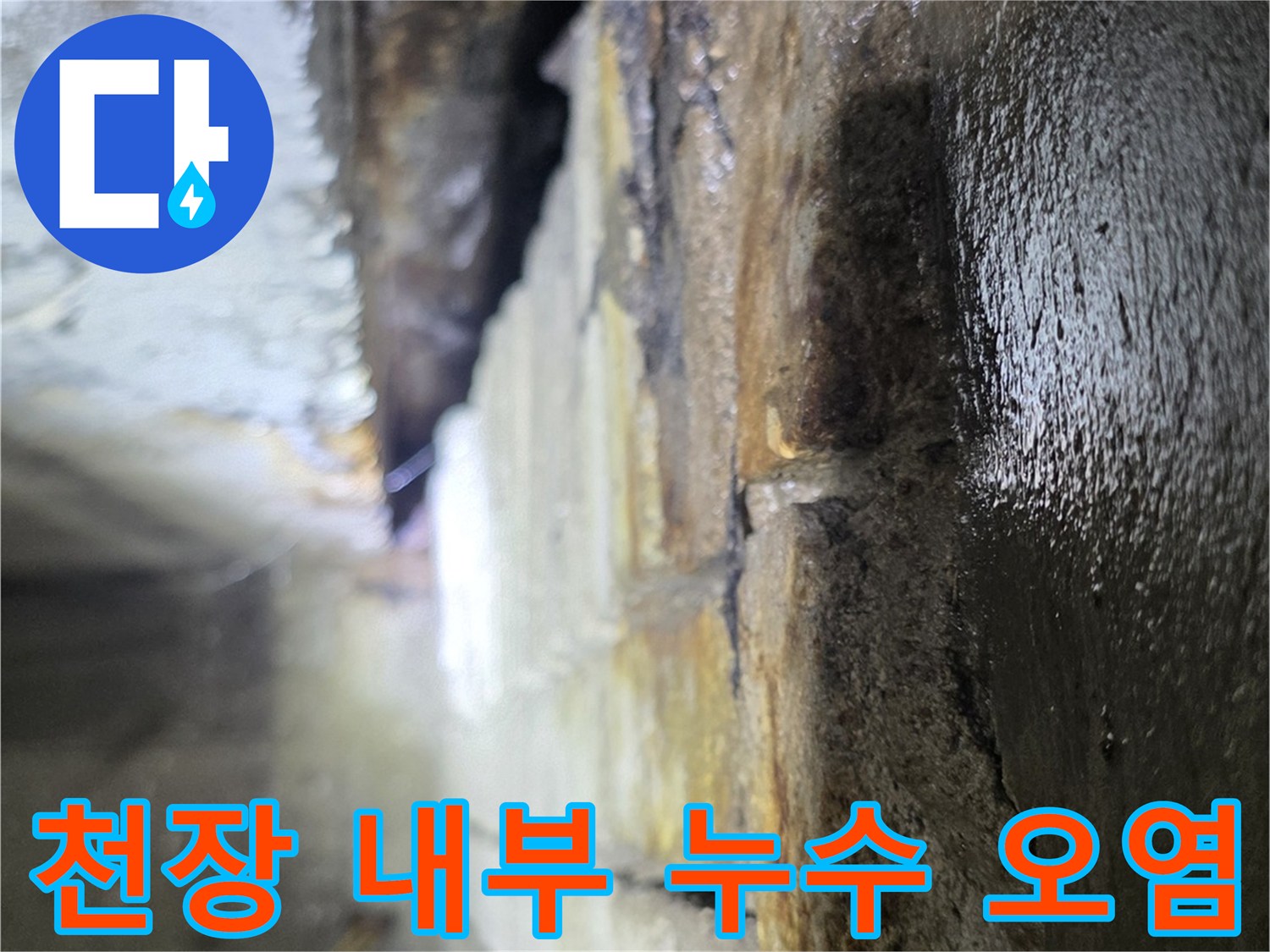 상가-천장-배관-주변의-습기-및-누수-경로
