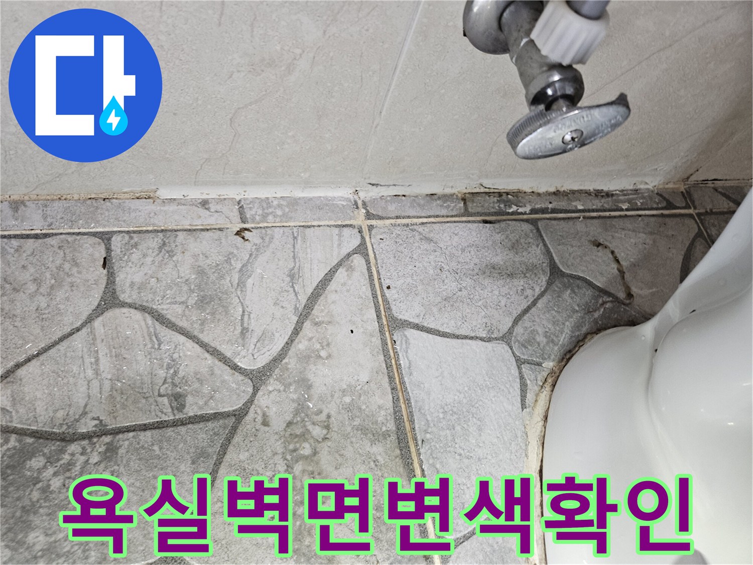 상계동-아파트-화장실-벽면-타일-틈새-오염-사진