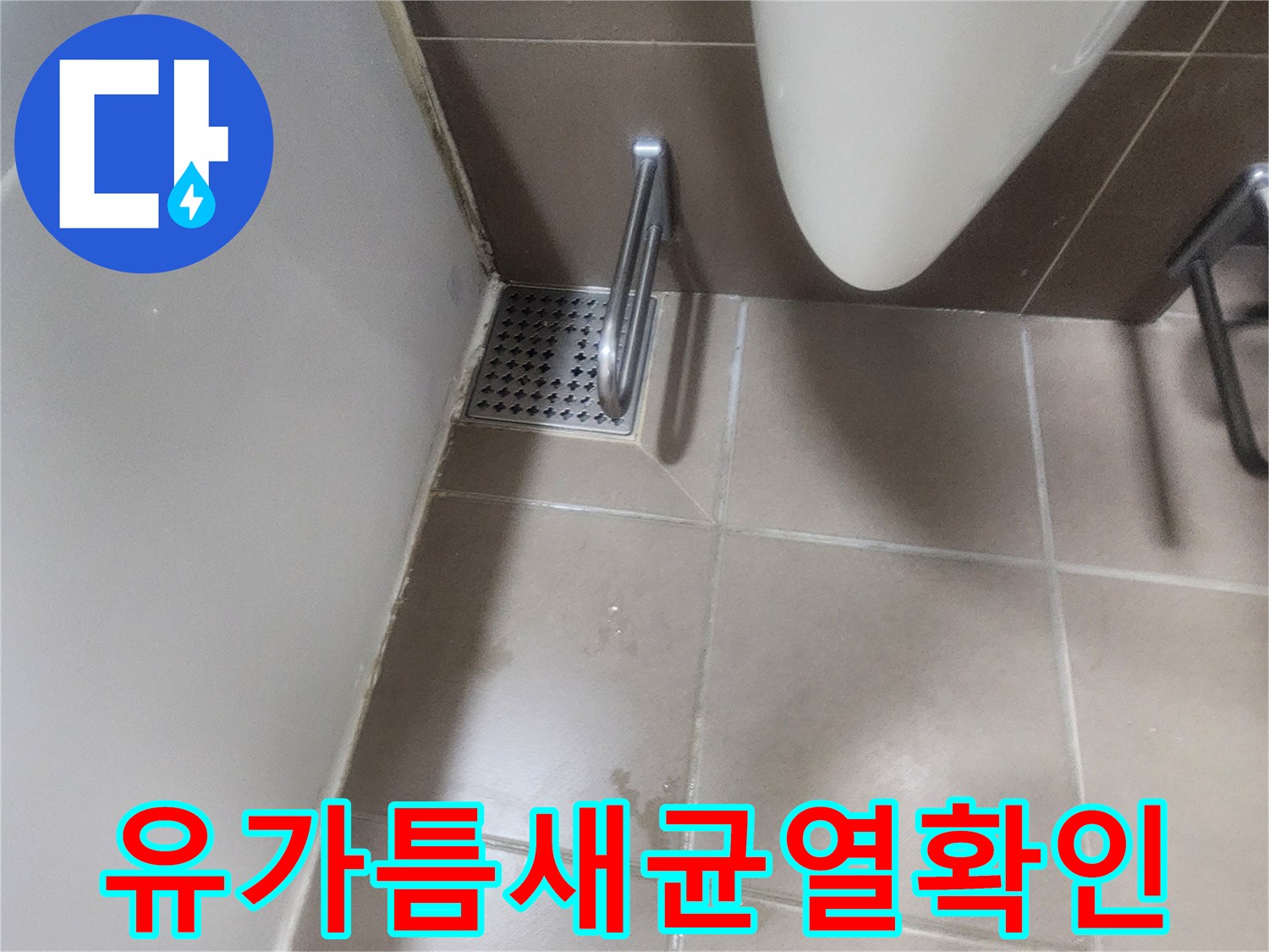 화장실-배수구-유가-주변-타일-상태-점검-사진