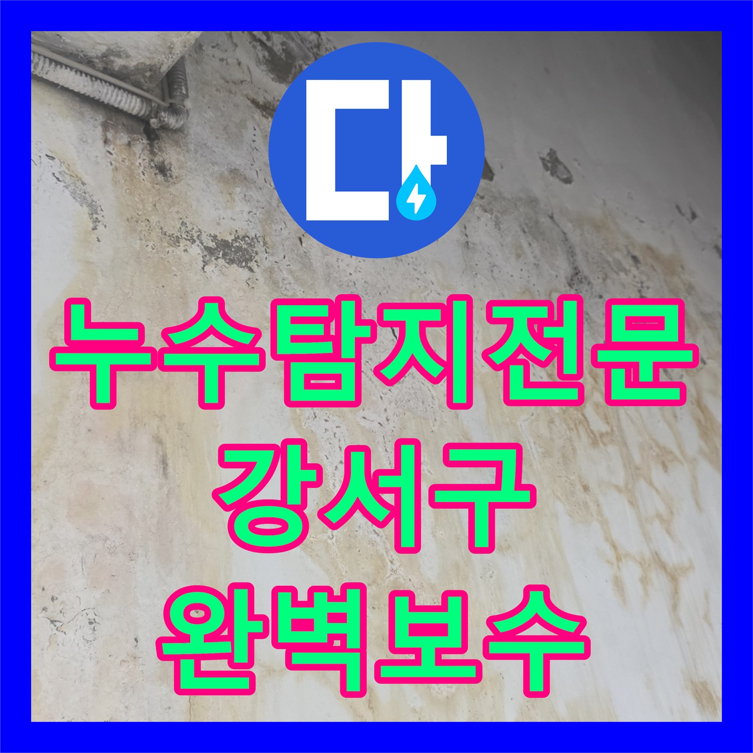 누수탐지전문 서울 강서구 화곡동 매립 하수 배관 파손으로 인한 지하 천장 누수 해결